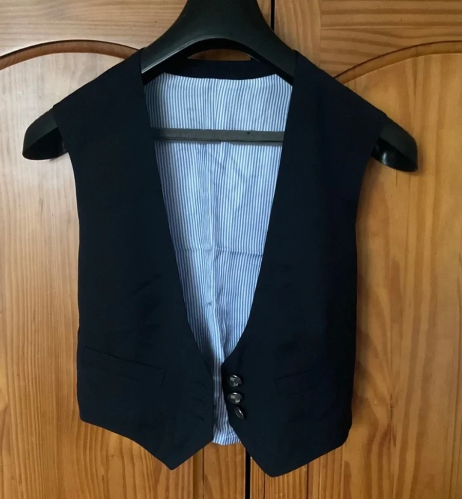🔥-20%🔥 Sublime Gilet Boléro Eden Park laine noir T.44 (S/M) – photo 6